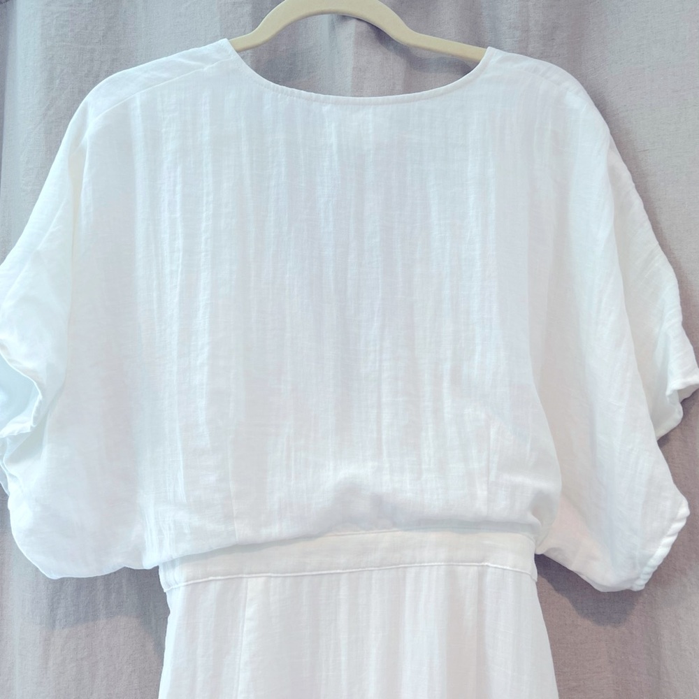 L*Space White Linen Dress